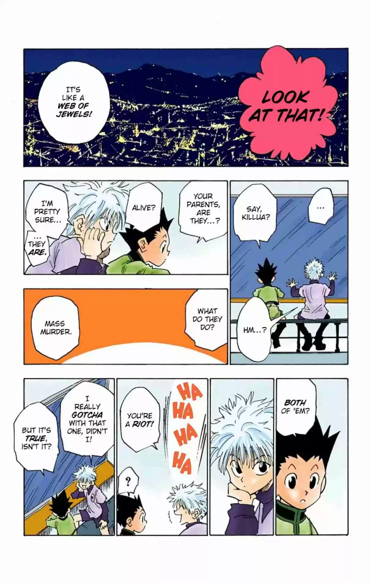 Hunter x Hunter Full Color Vol. 2 Ch. 13 A Game at Midnight, Part 1