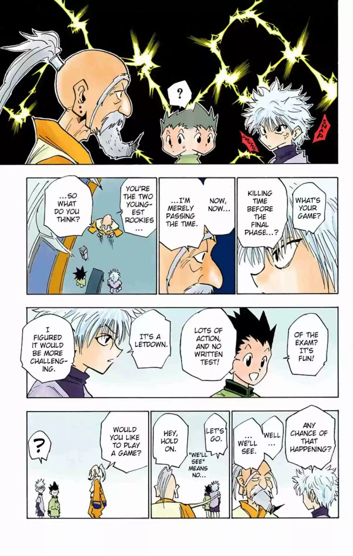 Hunter x Hunter Full Color Vol. 2 Ch. 13 A Game at Midnight, Part 1