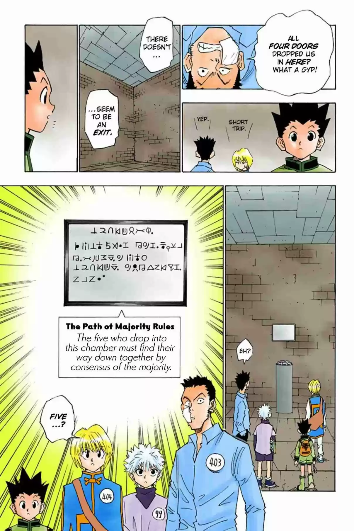 Hunter x Hunter Full Color Vol. 2 Ch. 15 The Path of Majority Rules