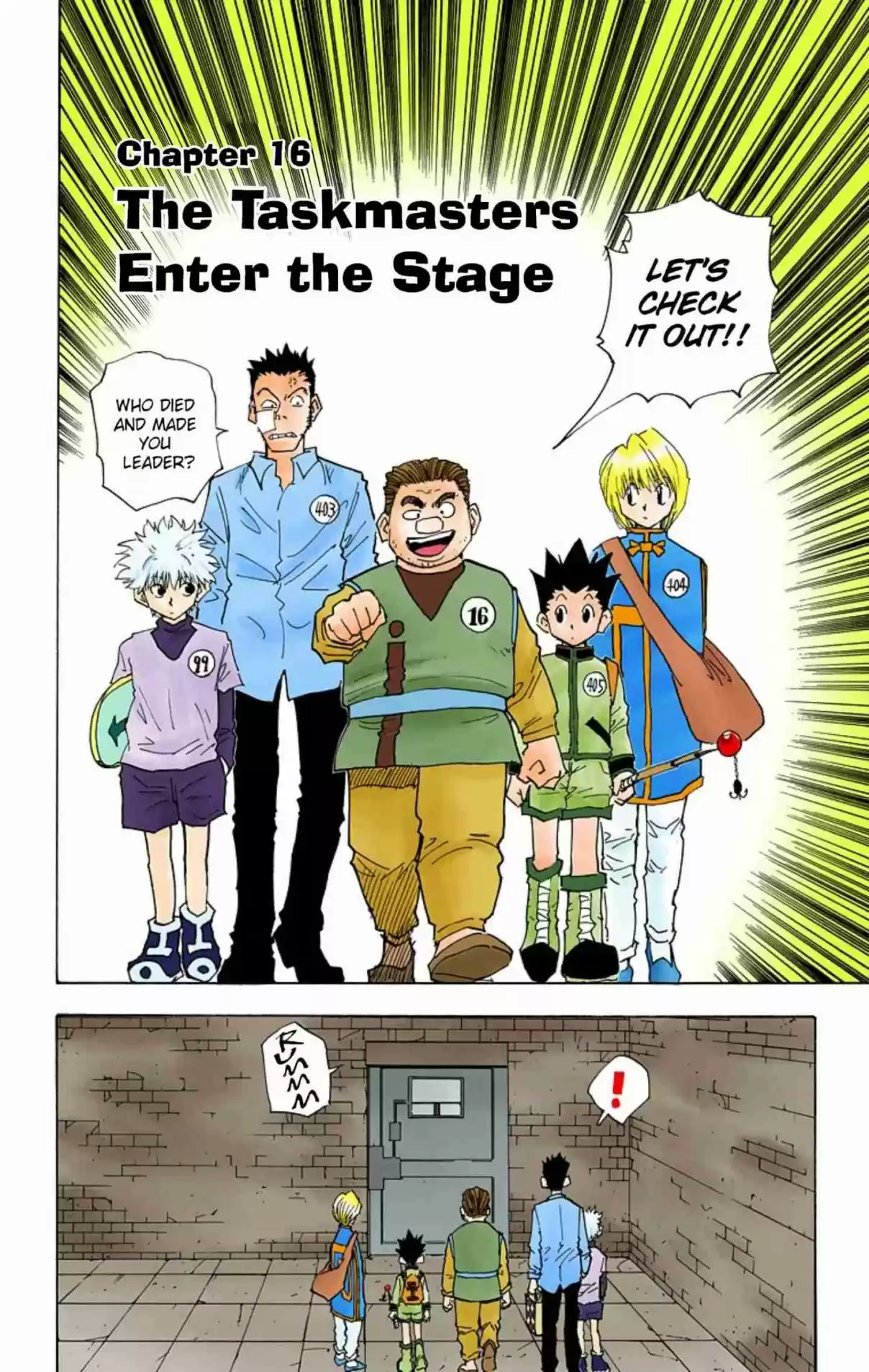 Hunter x Hunter Full Color Vol. 2 Ch. 16 Enter the Taskmasters
