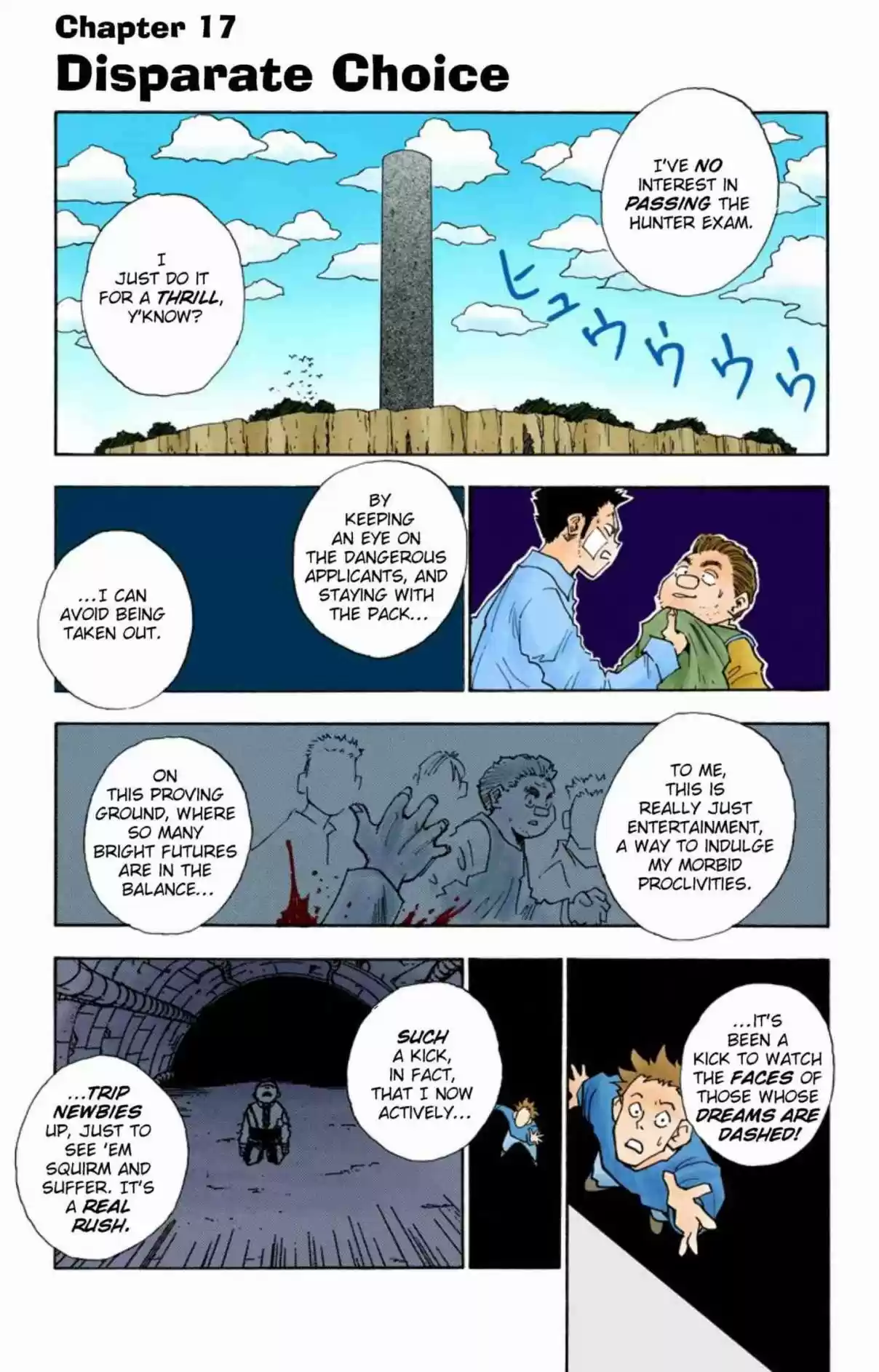 Hunter x Hunter Full Color Vol. 2 Ch. 17 Desperate Choice