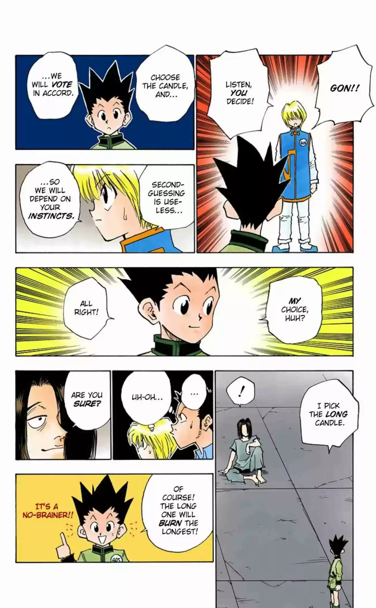 Hunter x Hunter Full Color Vol. 2 Ch. 17 Desperate Choice