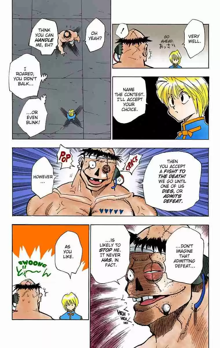 Hunter x Hunter Full Color Vol. 3 Ch. 18 The Two Aces in the Hole