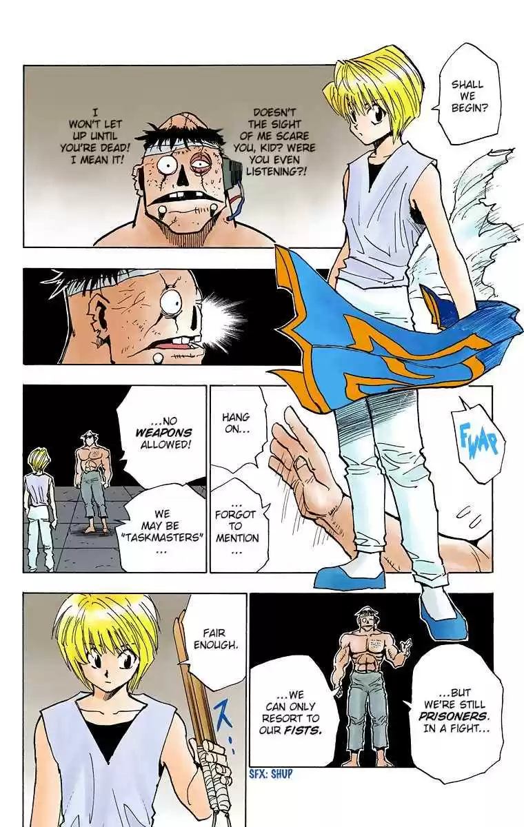 Hunter x Hunter Full Color Vol. 3 Ch. 18 The Two Aces in the Hole
