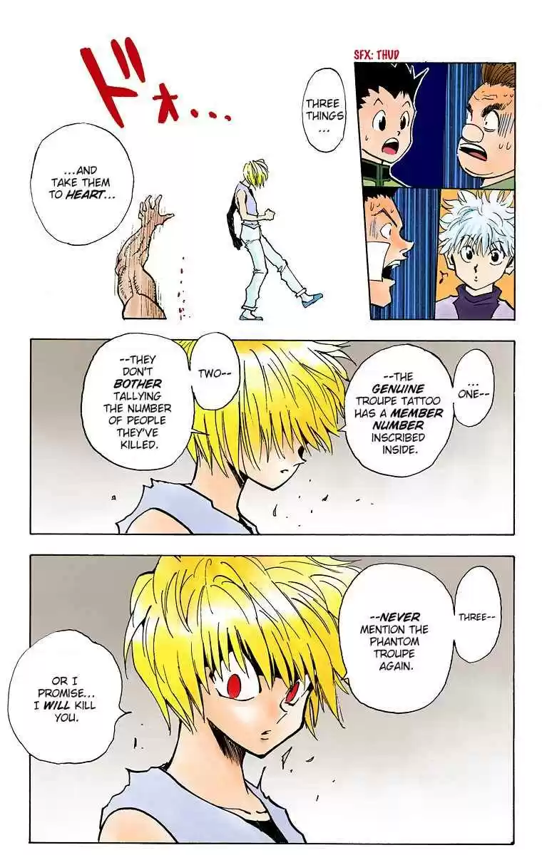 Hunter x Hunter Full Color Vol. 3 Ch. 18 The Two Aces in the Hole