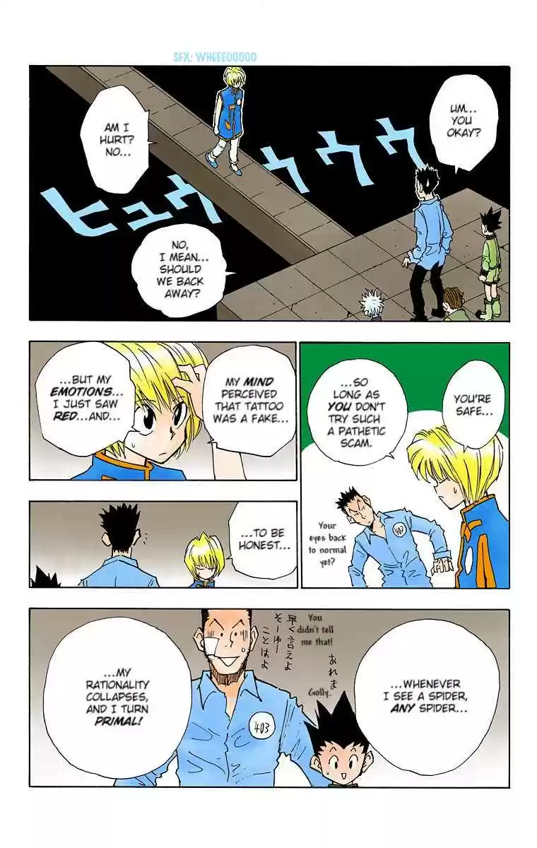 Hunter x Hunter Full Color Vol. 3 Ch. 18 The Two Aces in the Hole