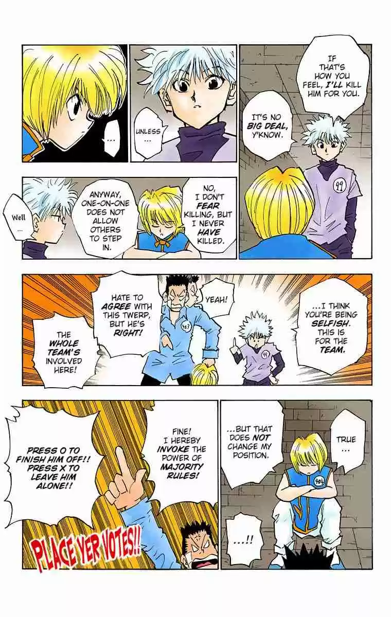 Hunter x Hunter Full Color Vol. 3 Ch. 20 The Trap of Majority Rules