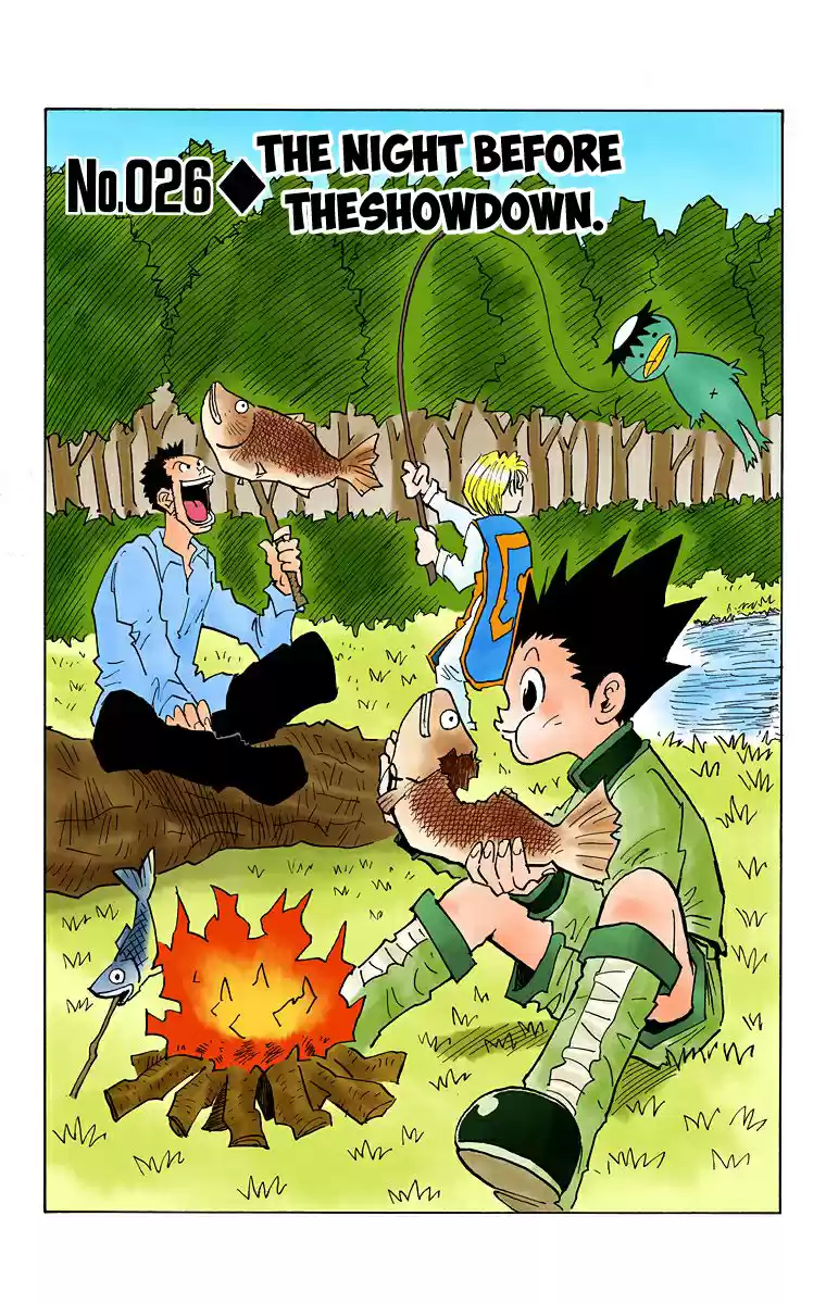 Hunter x Hunter Full Color Vol. 3 Ch. 26 The Night Before The Showdown