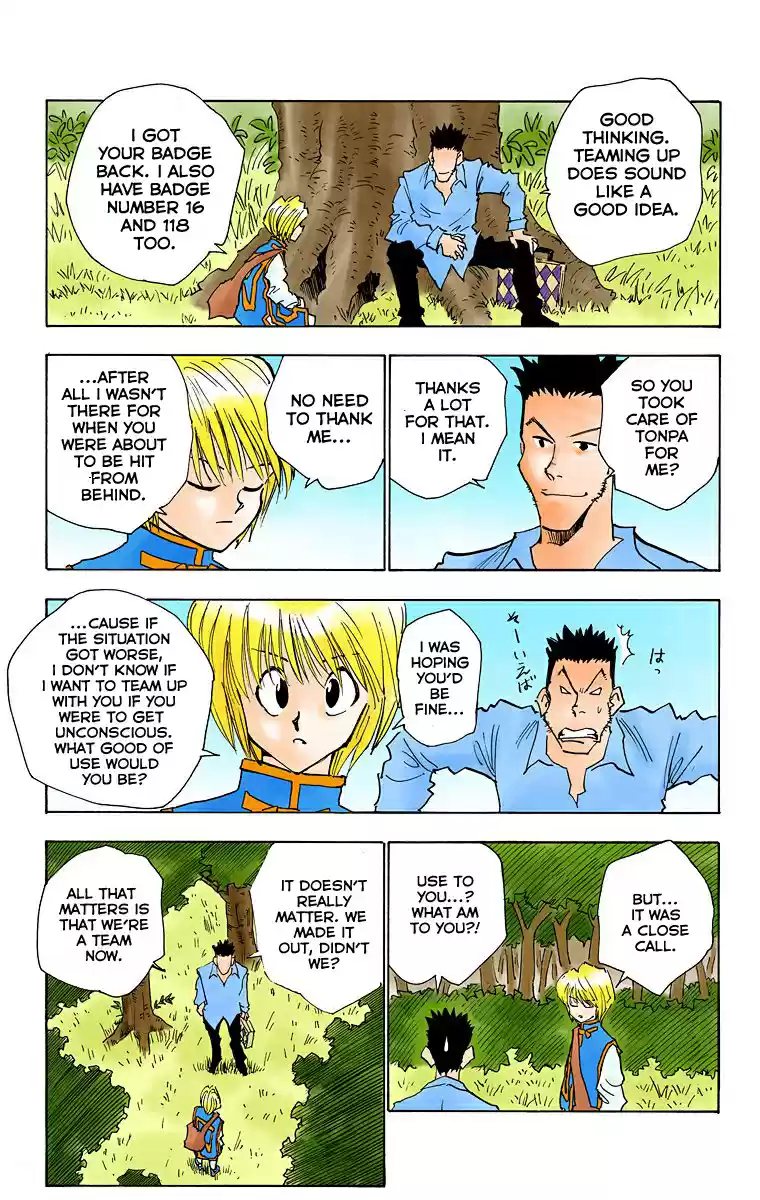 Hunter x Hunter Full Color Vol. 3 Ch. 26 The Night Before The Showdown