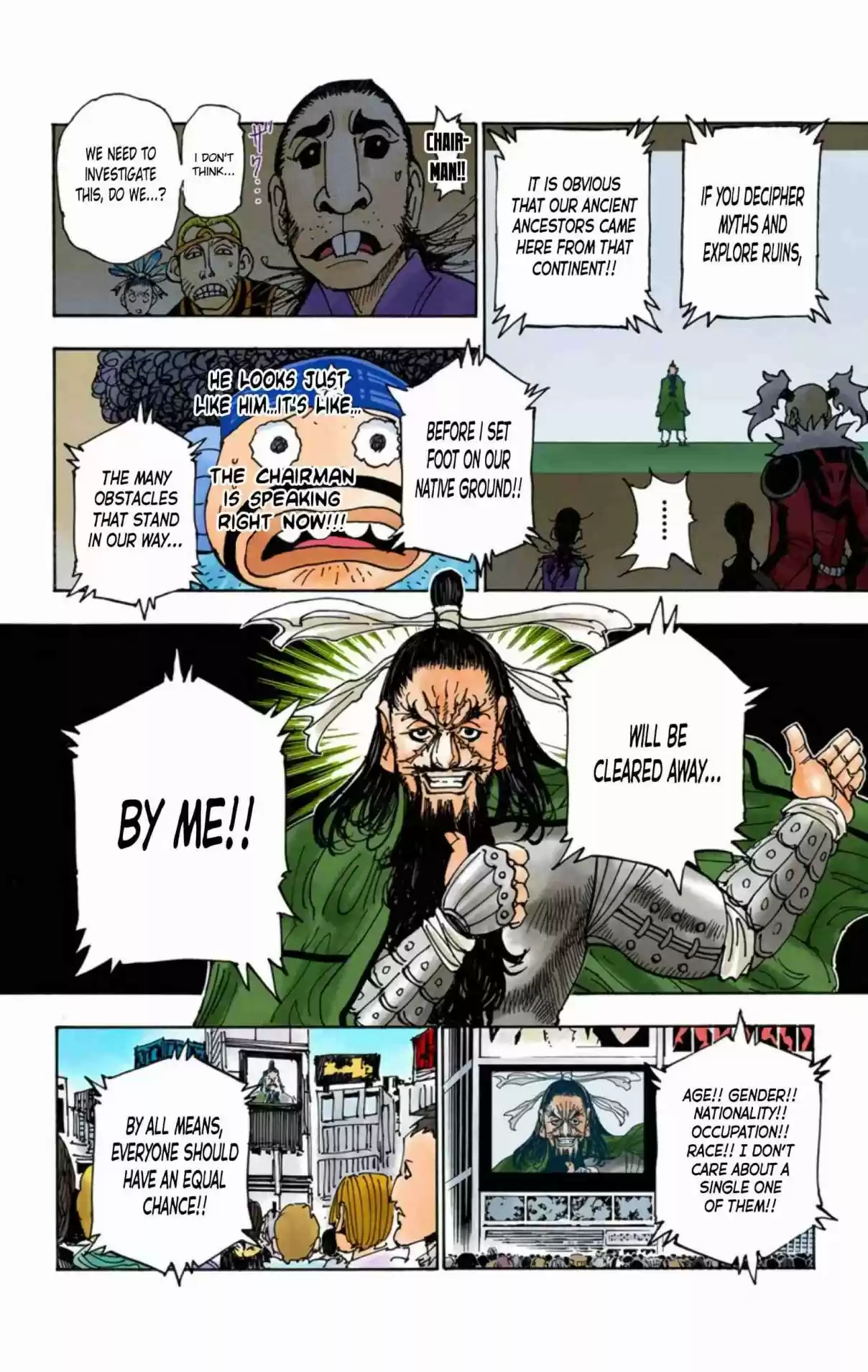 Hunter x Hunter Full Color Vol. 32 Ch. 340 special mission