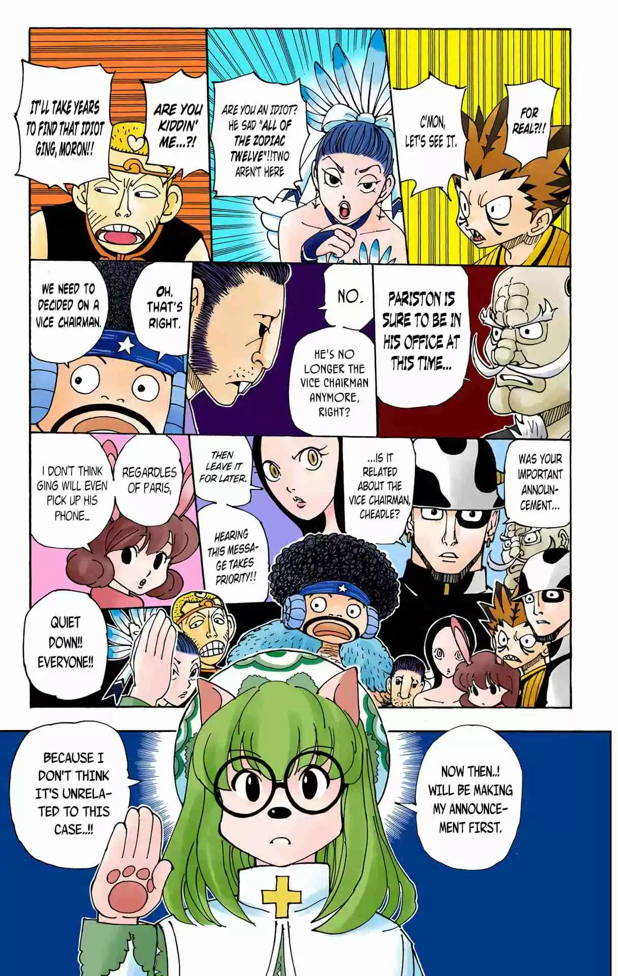 Hunter x Hunter Full Color Vol. 32 Ch. 340 special mission