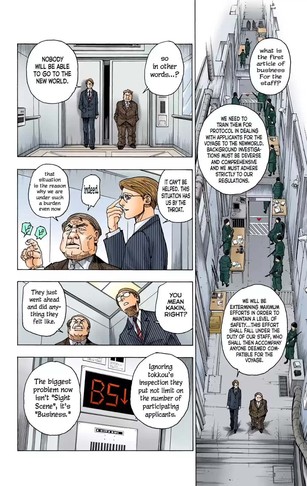 Hunter x Hunter Full Color Vol. 33 Ch. 341 Threats