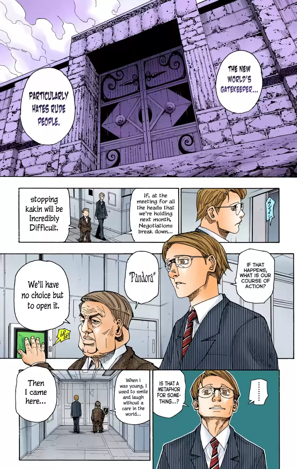 Hunter x Hunter Full Color Vol. 33 Ch. 341 Threats