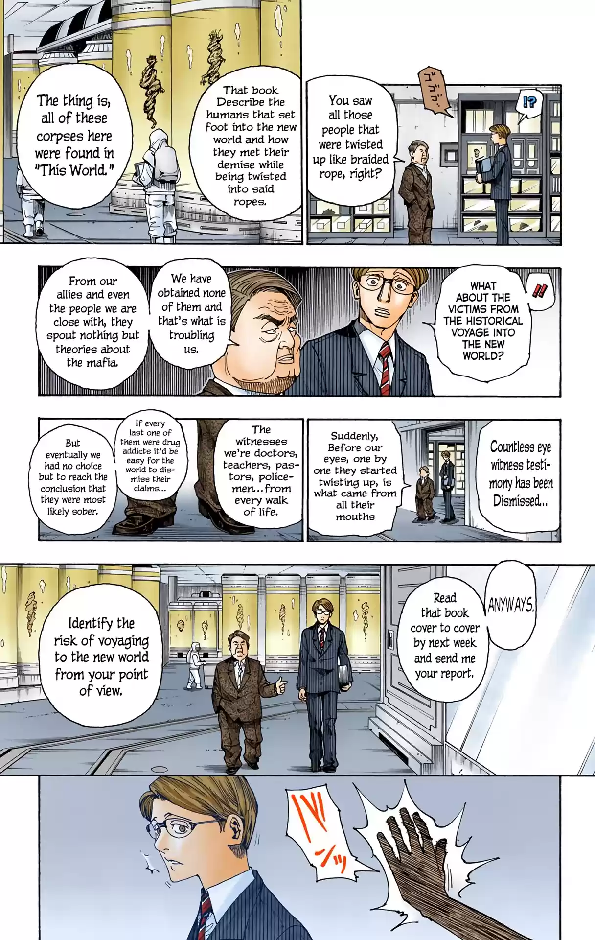 Hunter x Hunter Full Color Vol. 33 Ch. 341 Threats