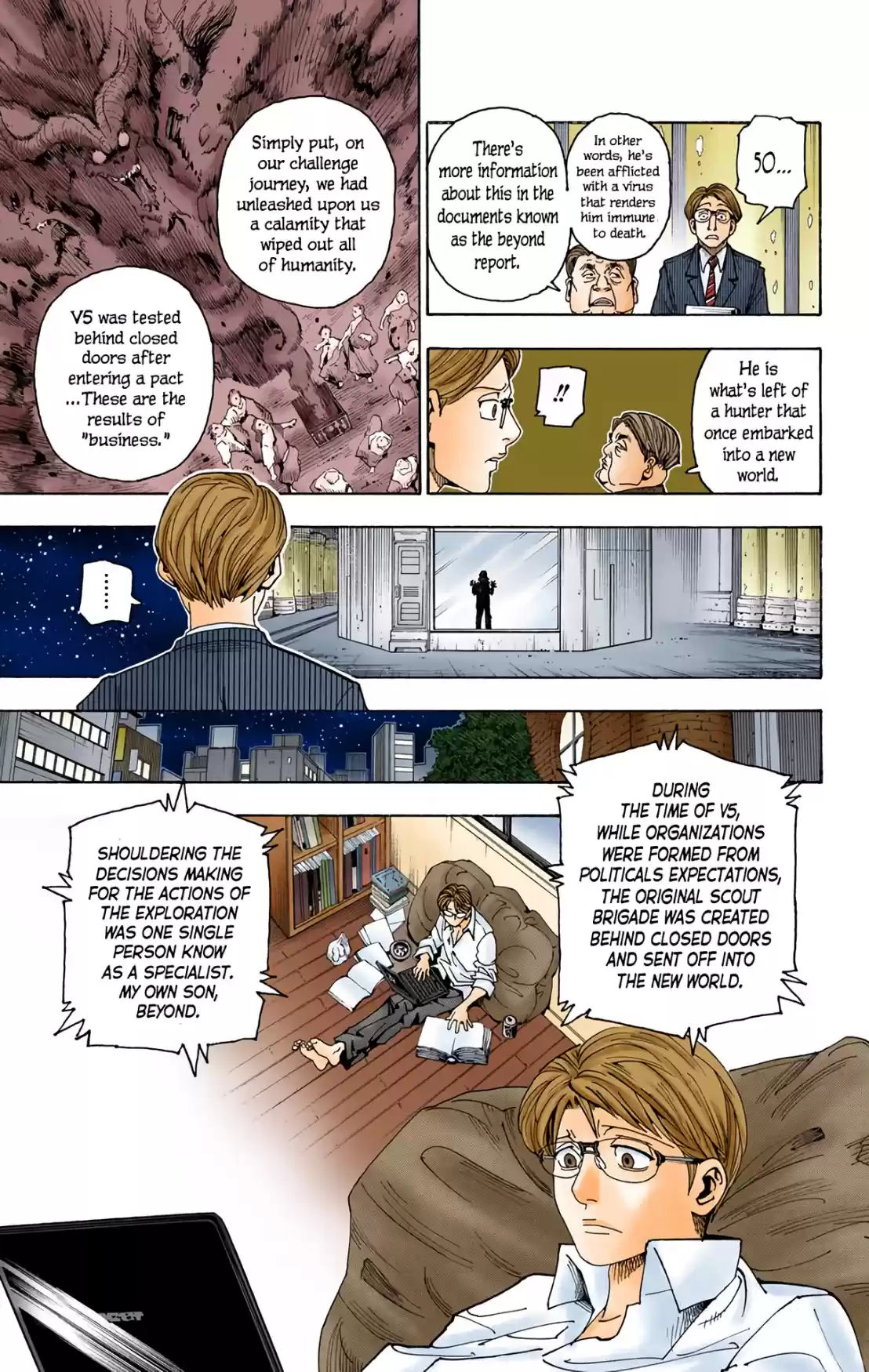 Hunter x Hunter Full Color Vol. 33 Ch. 341 Threats