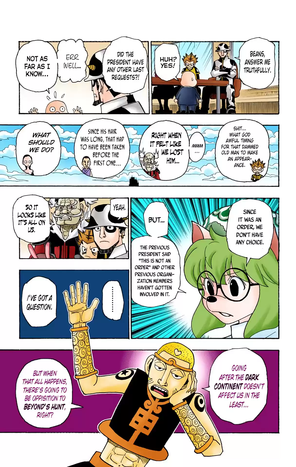 Hunter x Hunter Full Color Vol. 33 Ch. 341 Threats