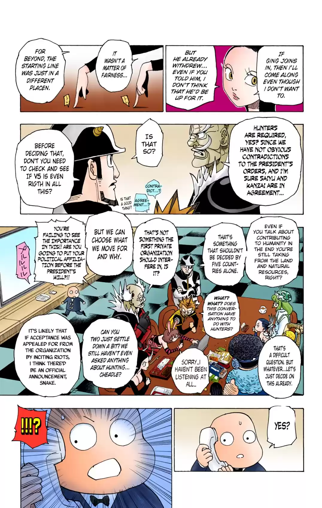 Hunter x Hunter Full Color Vol. 33 Ch. 341 Threats