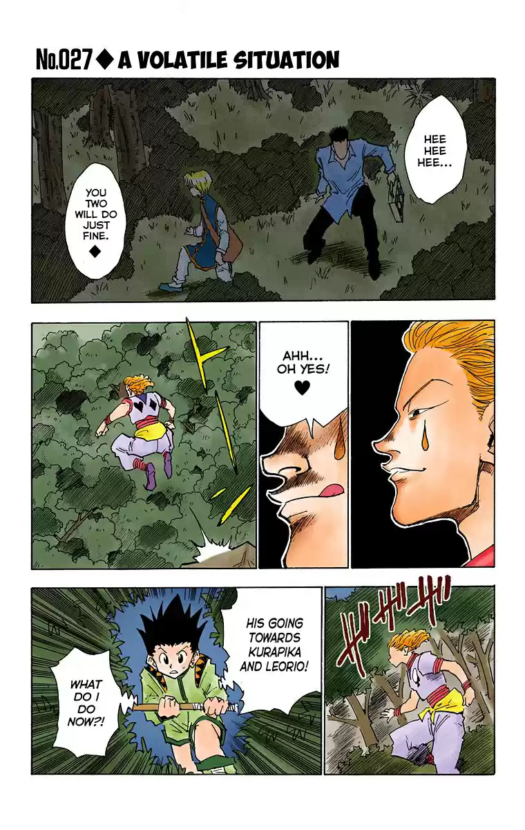 Hunter x Hunter Full Color Vol. 4 Ch. 27 A Volatile Situation