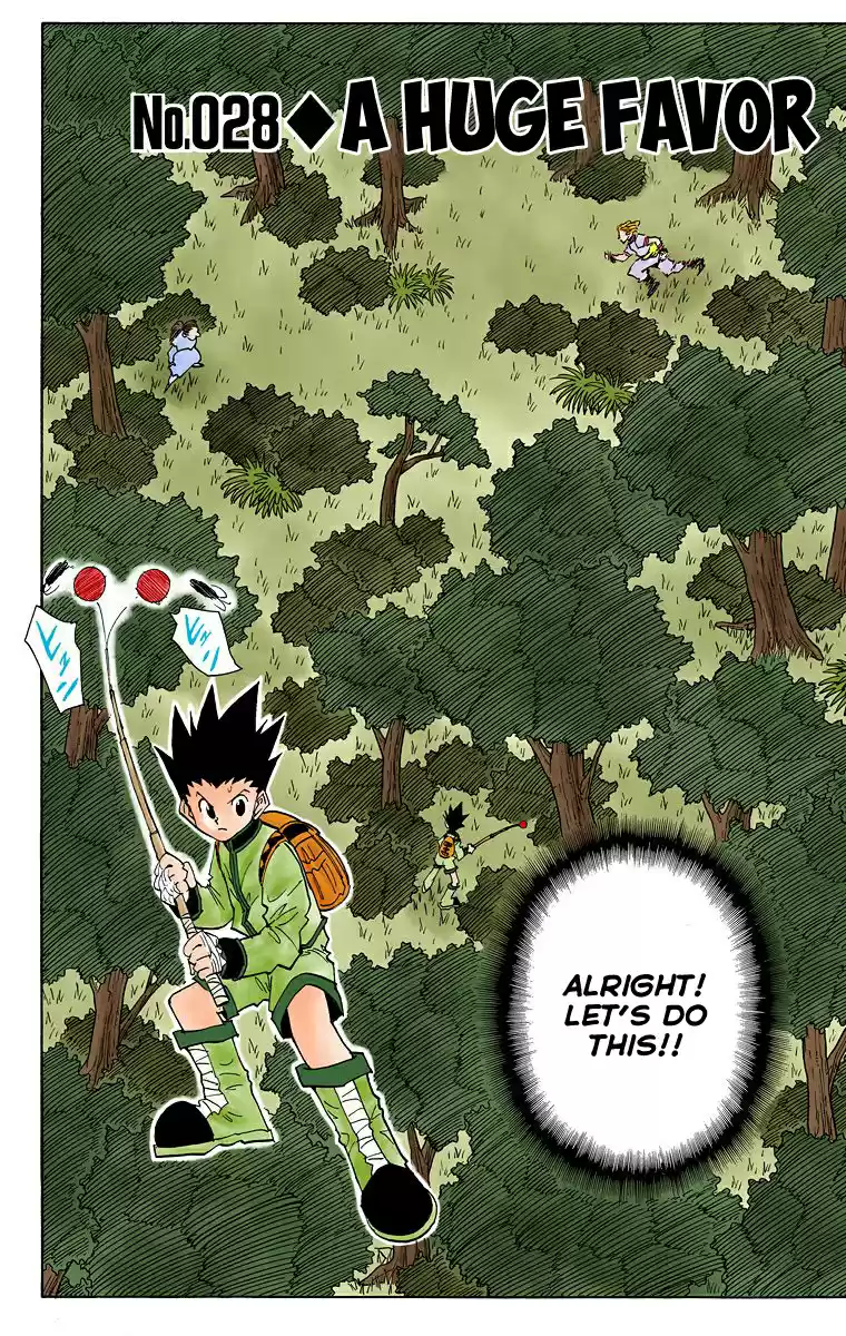 Hunter x Hunter Full Color Vol. 4 Ch. 28 A Huge Favor