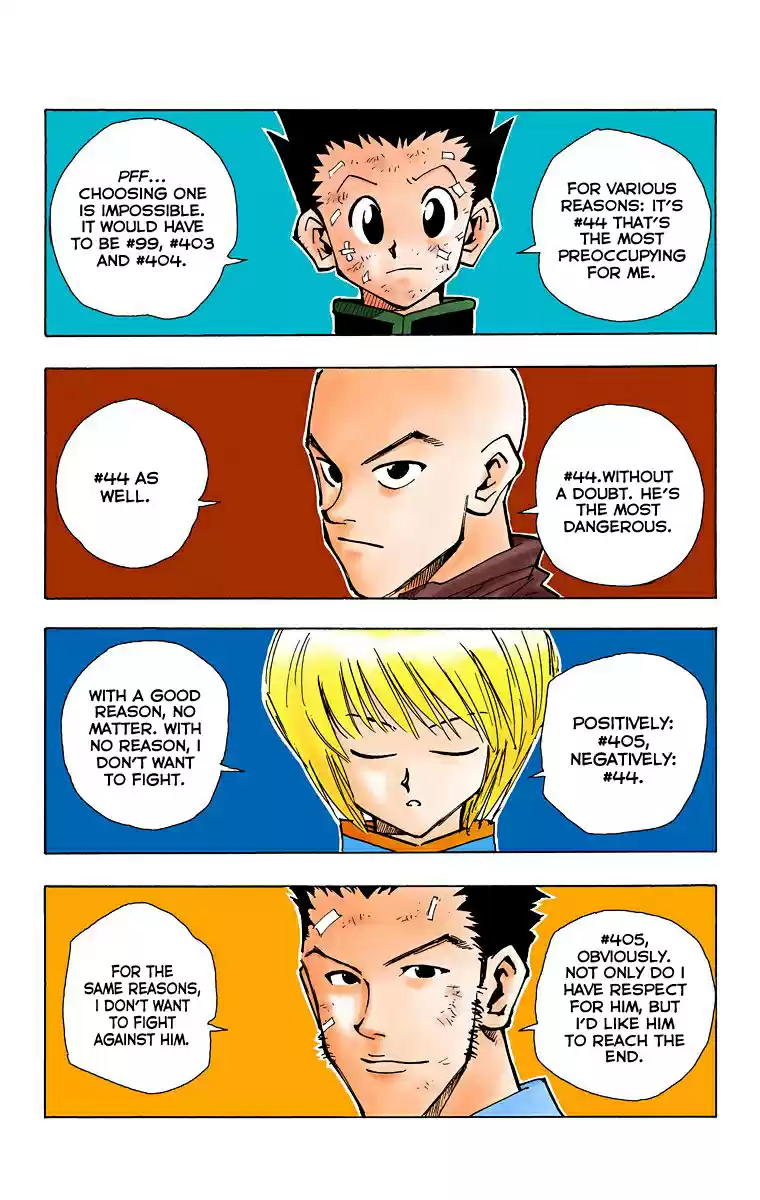 Hunter x Hunter Full Color Vol. 4 Ch. 32 And The Final Test...?
