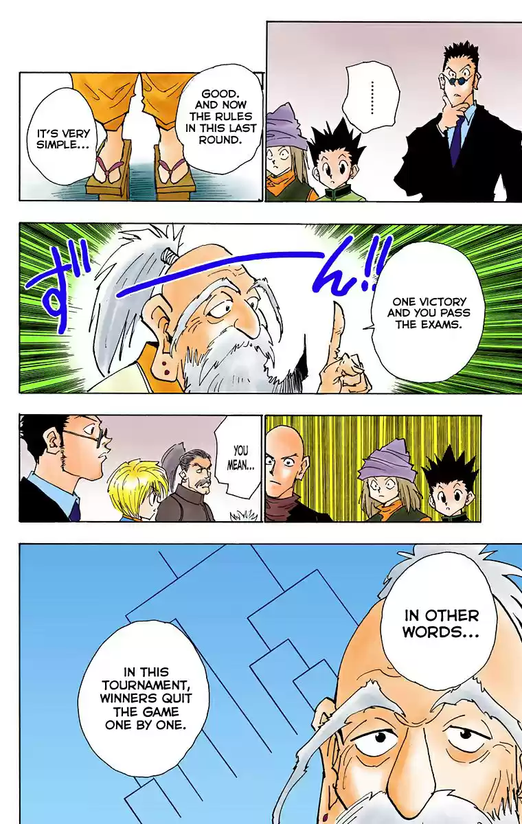 Hunter x Hunter Full Color Vol. 4 Ch. 33 The final test begins!