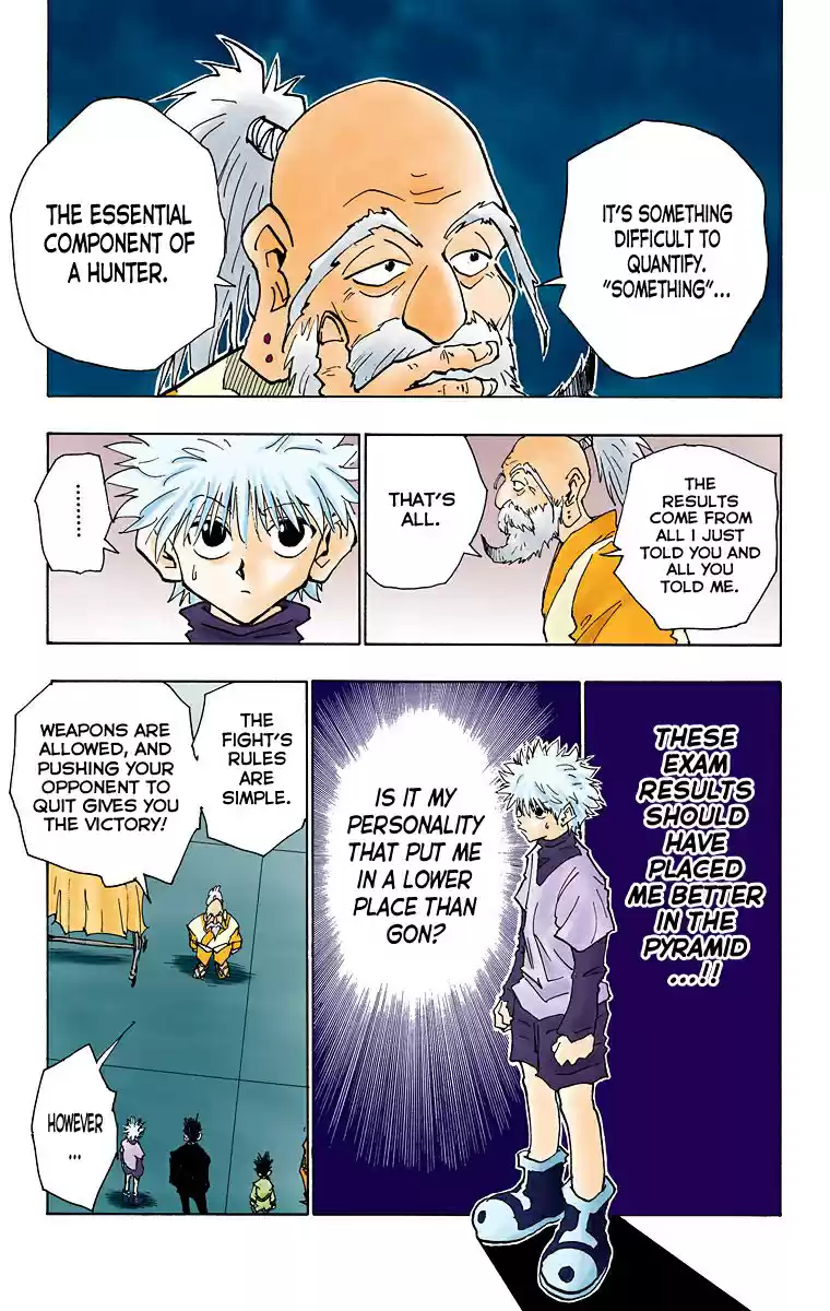 Hunter x Hunter Full Color Vol. 4 Ch. 33 The final test begins!