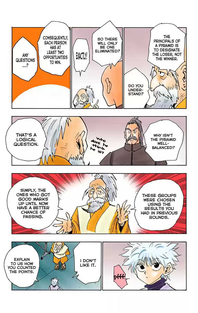 Hunter x Hunter Full Color Vol. 4 Ch. 34 The First Candidate Accepted?!