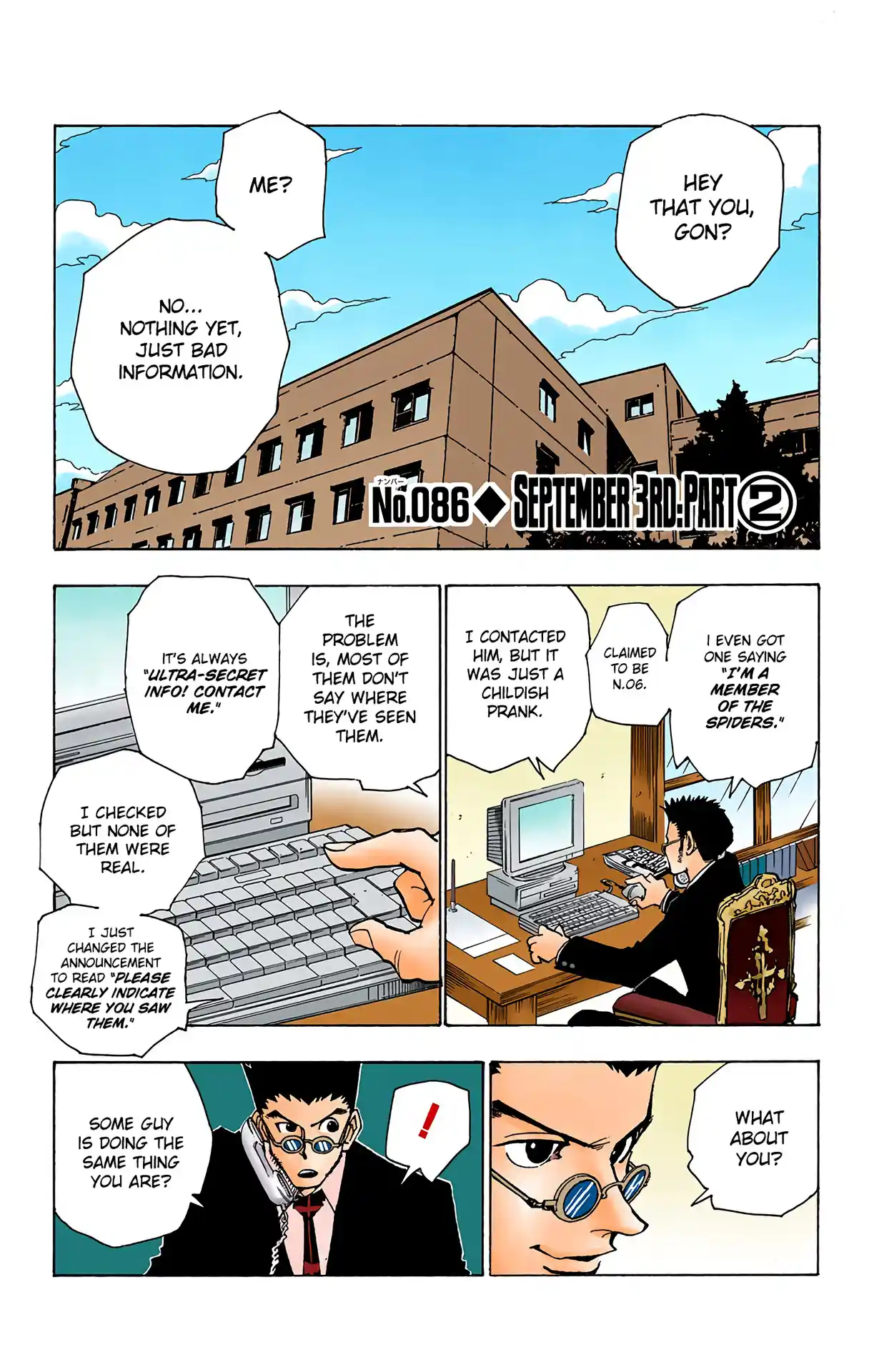 Hunter X Hunter Full Color Vol.10 Chapter 86