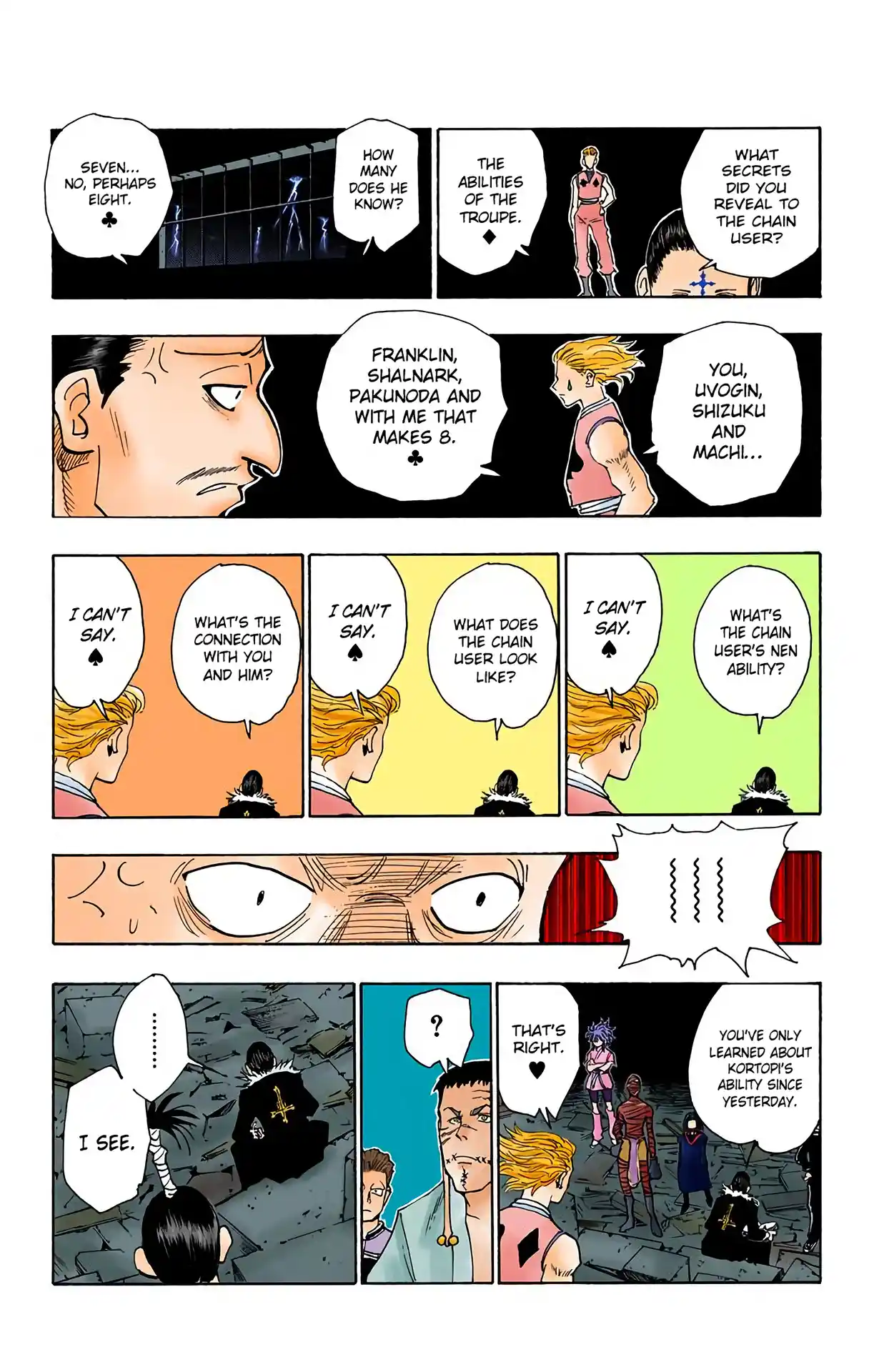 Hunter X Hunter Full Color Vol.12 Chapter 106