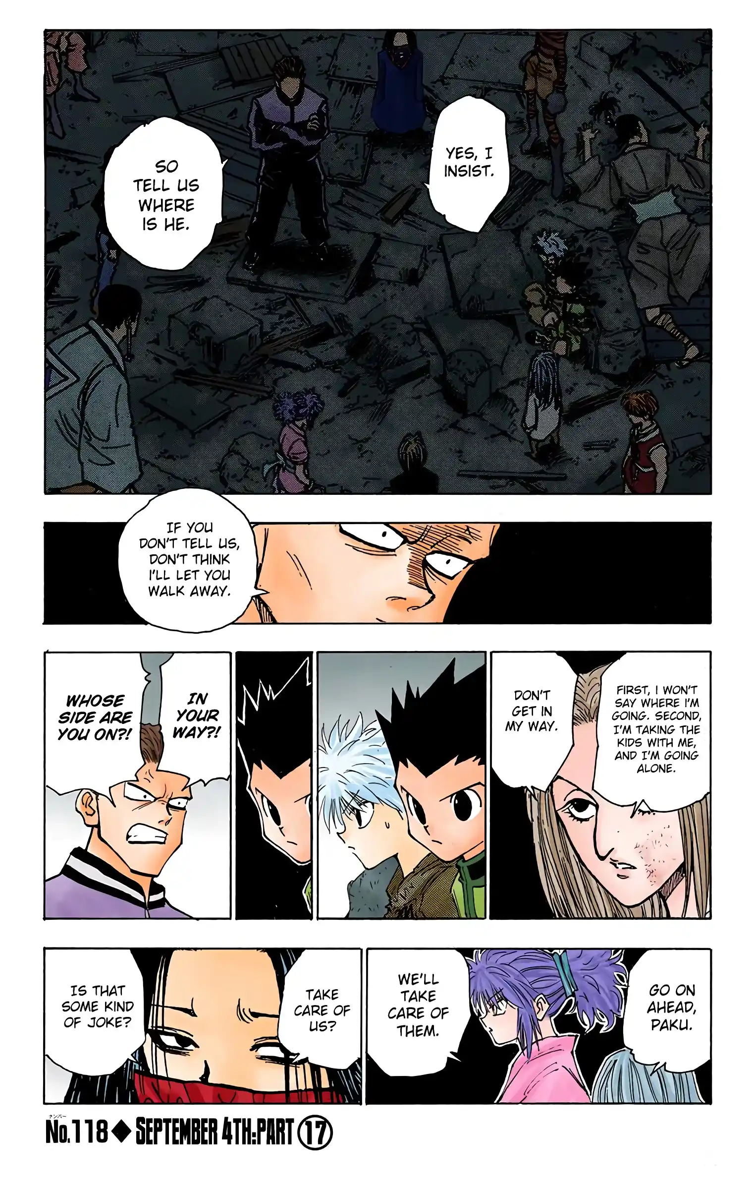 Hunter X Hunter Full Color Vol.13 Chapter 118