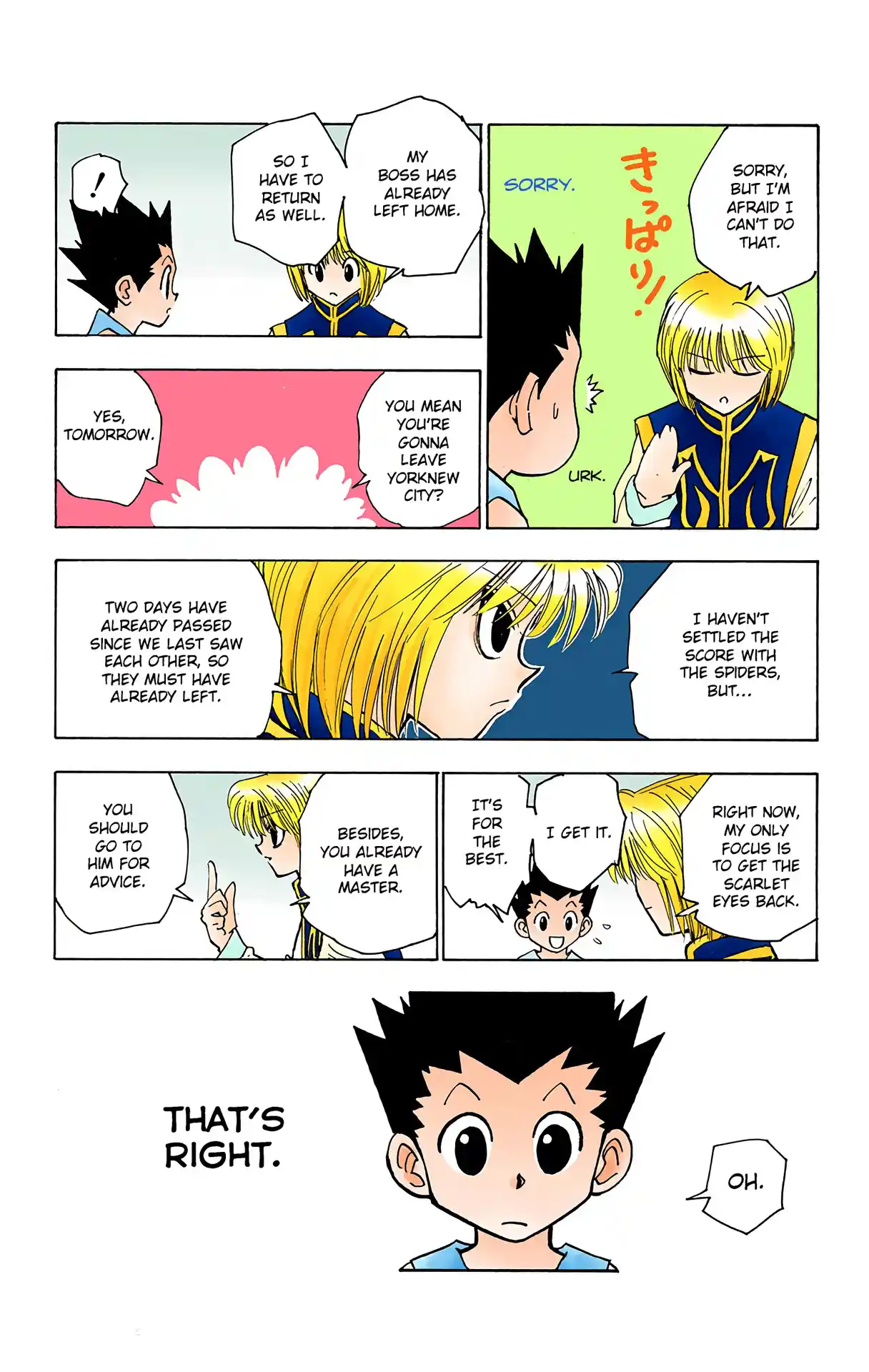 Hunter X Hunter Full Color Vol.13 Chapter 123