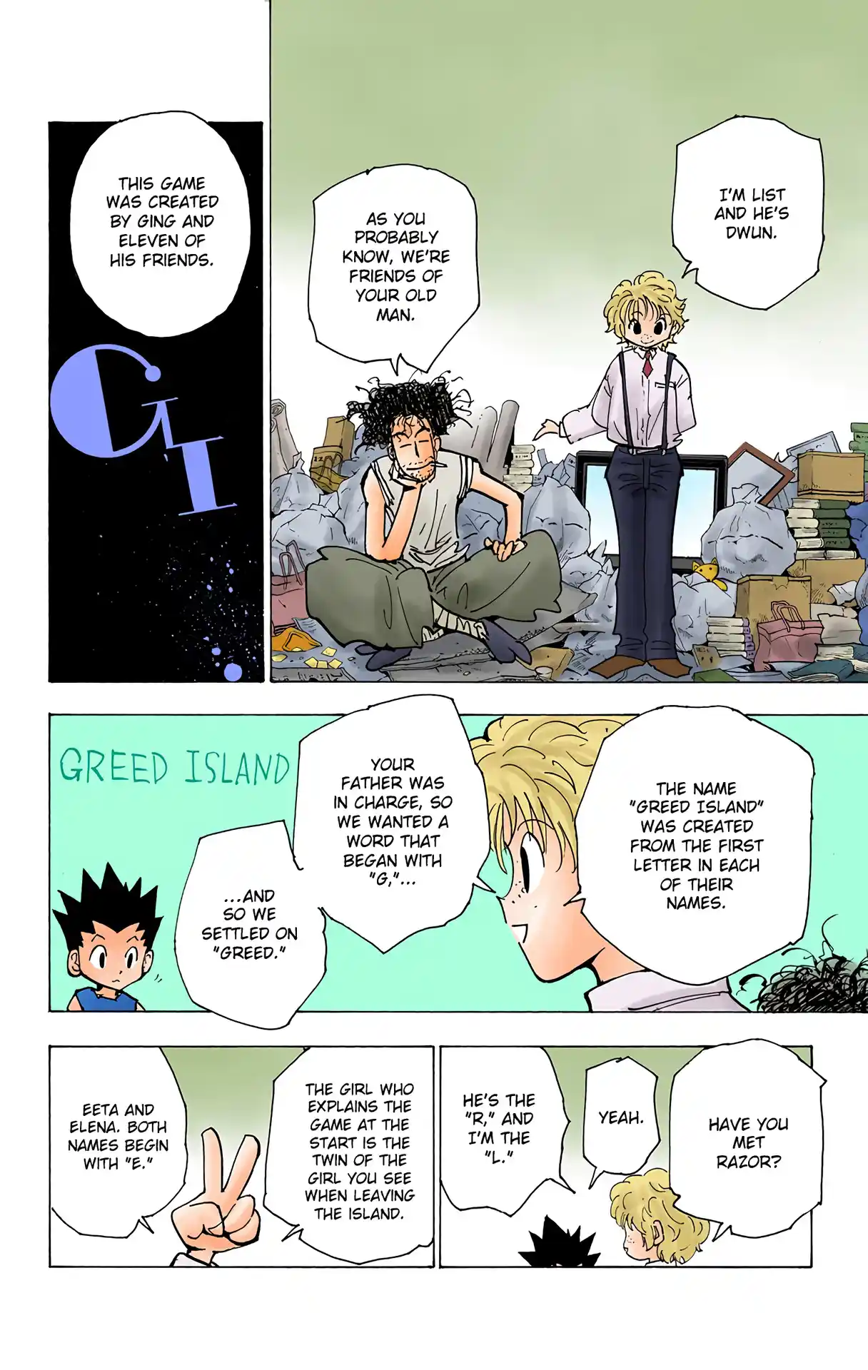 Hunter X Hunter Full Color Vol.18 Chapter 184