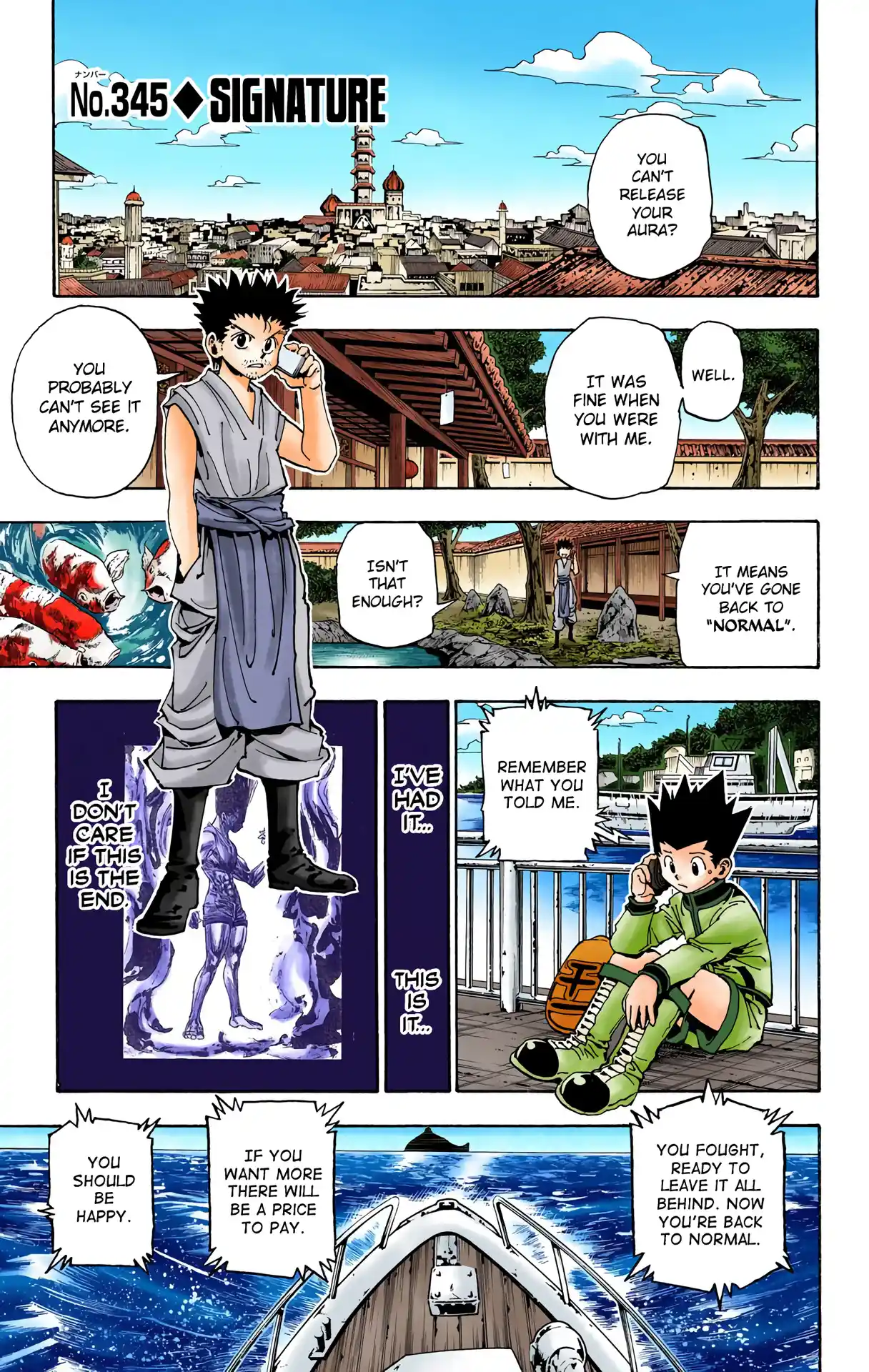 Hunter X Hunter Full Color Vol.33 Chapter 345