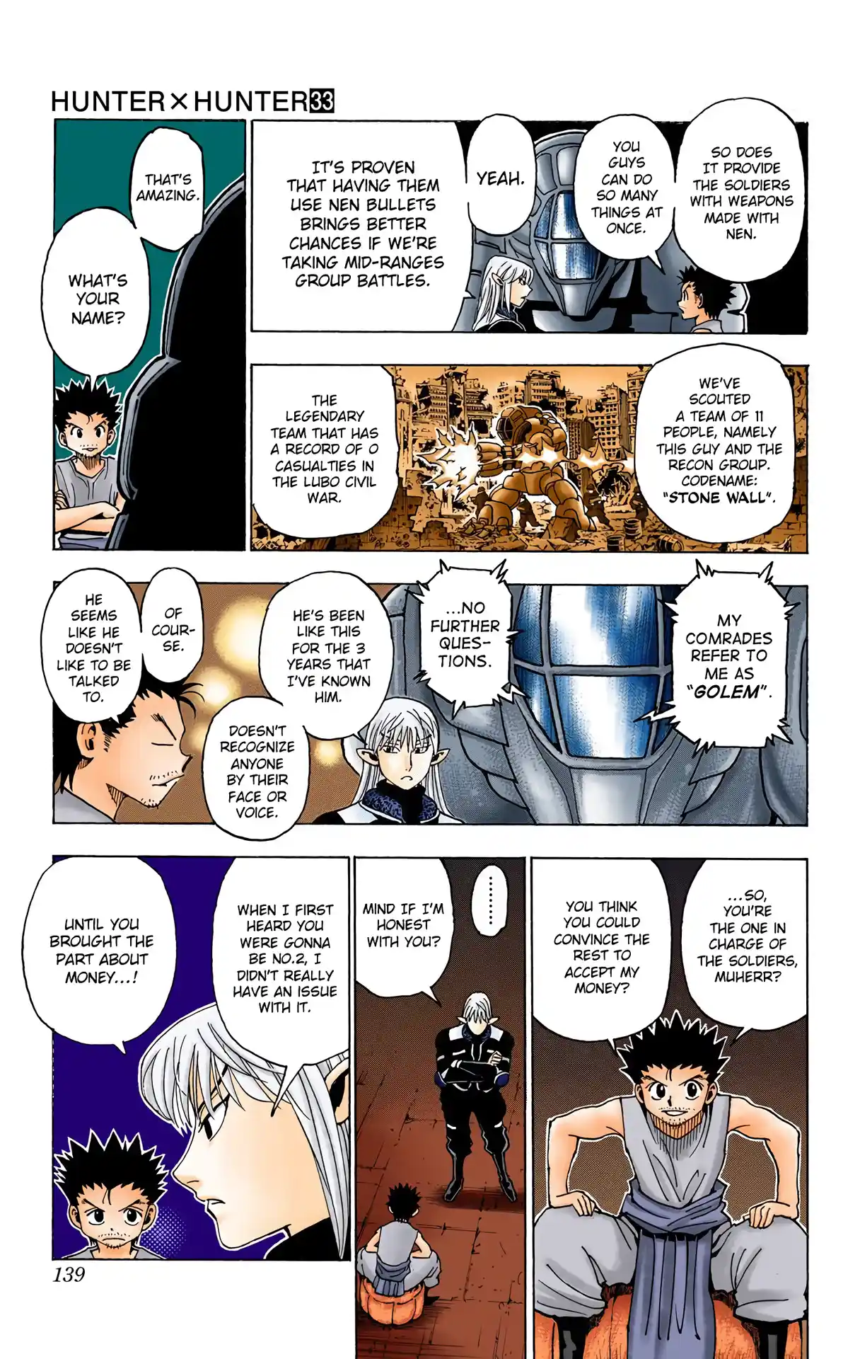 Hunter X Hunter Full Color Vol.33 Chapter 347