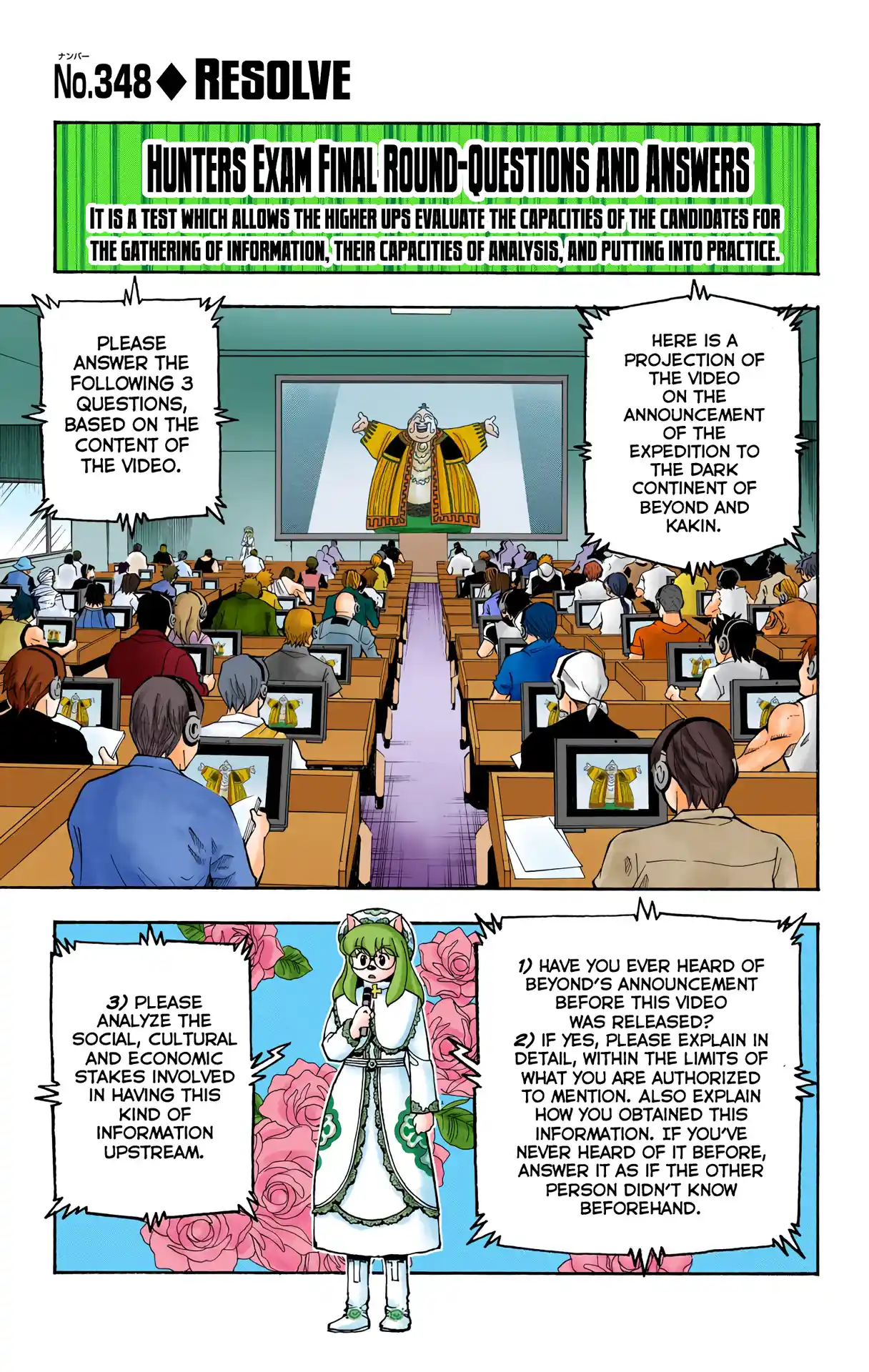 Hunter X Hunter Full Color Vol.33 Chapter 348