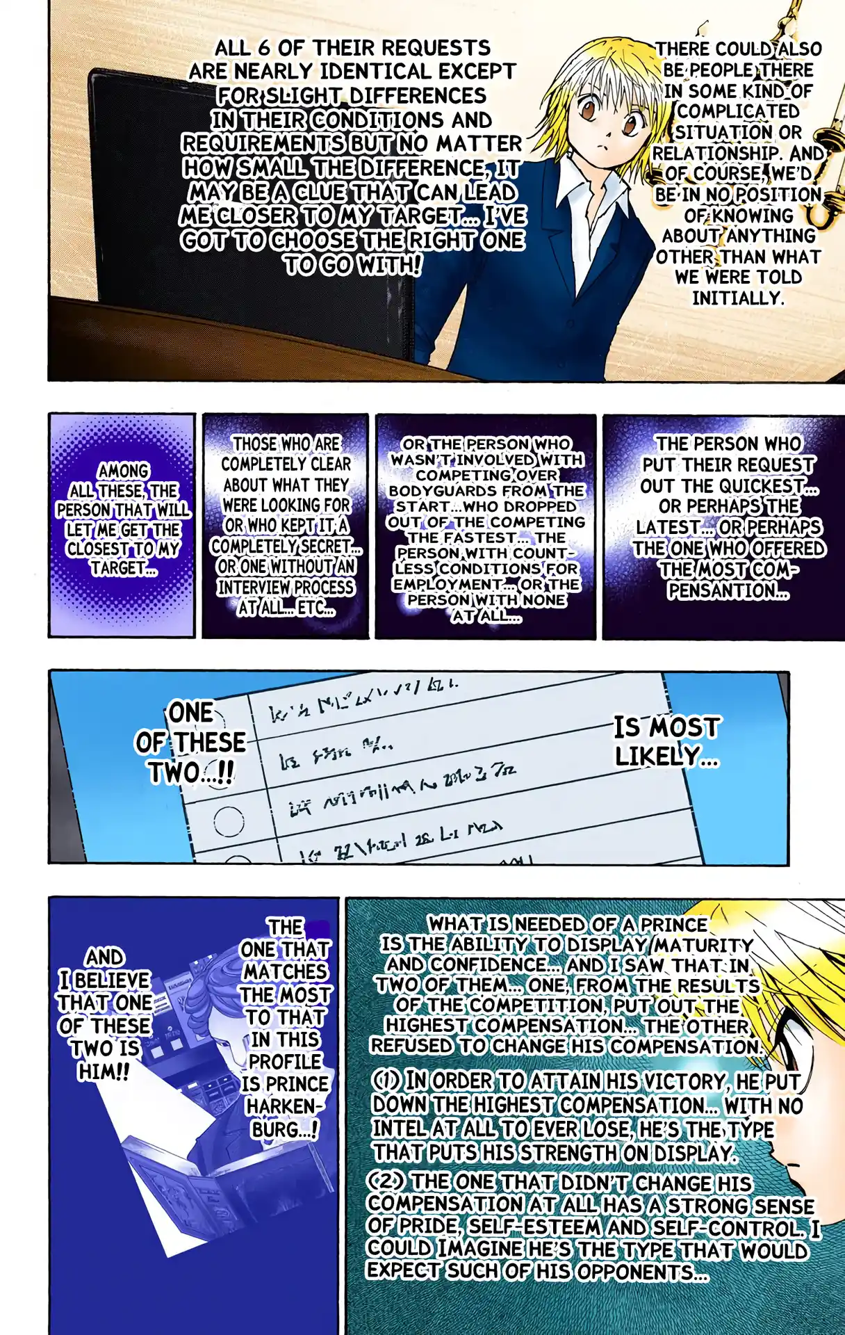 Hunter X Hunter Full Color Vol.33 Chapter 350