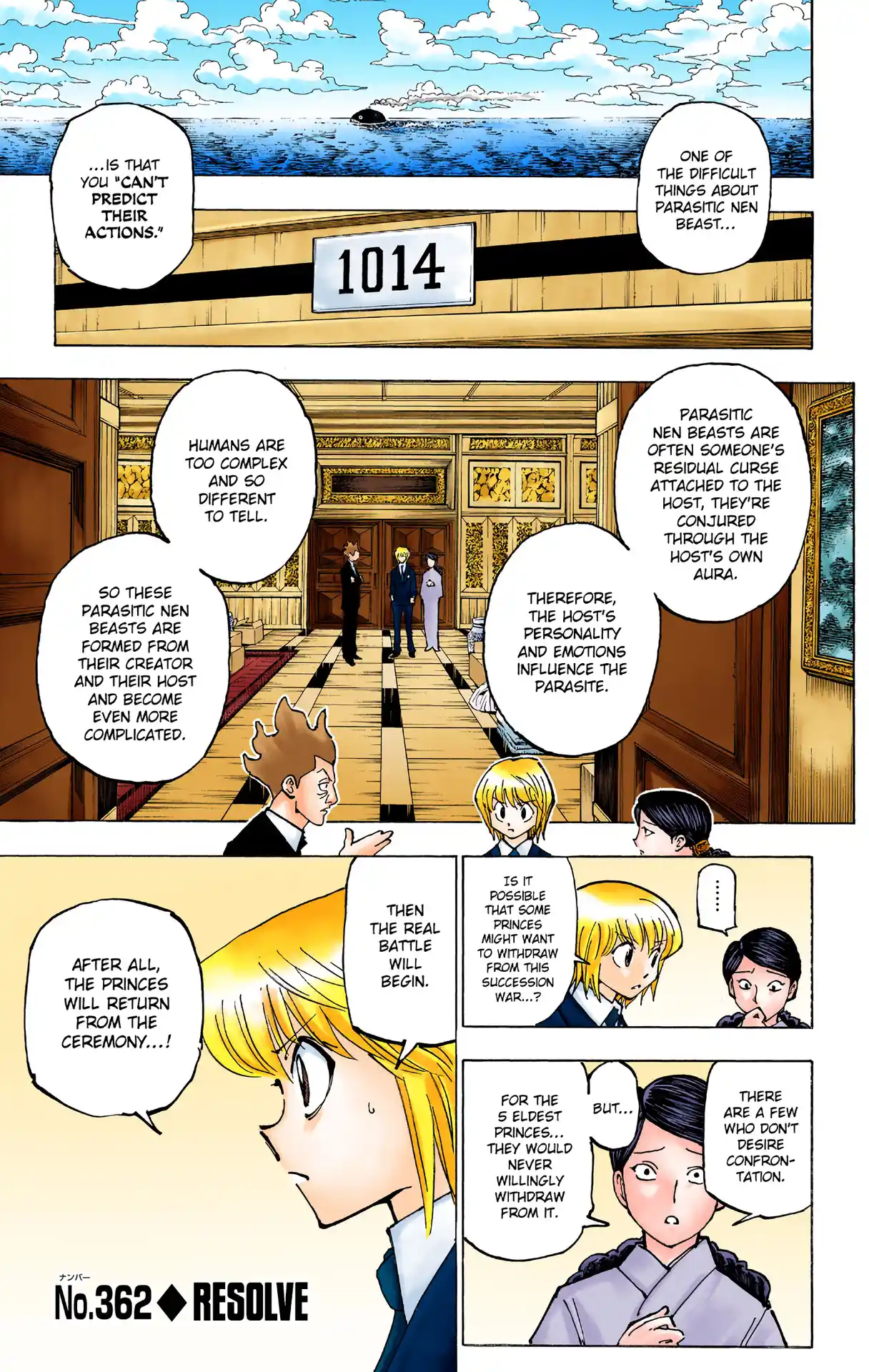 Hunter X Hunter Full Color Vol.35 Chapter 362