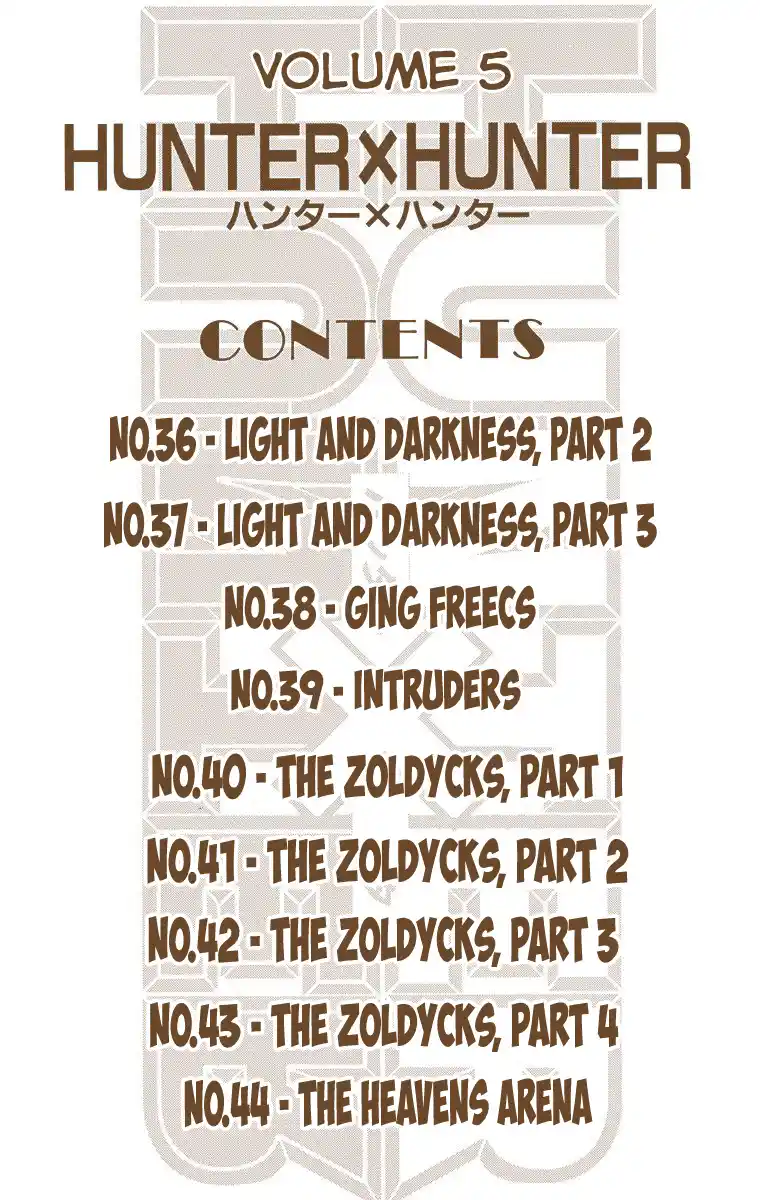 Hunter X Hunter Full Color Vol.5 Chapter 36