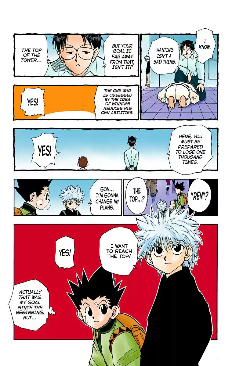 Hunter X Hunter Full Color Vol.6 Chapter 45: "ren"