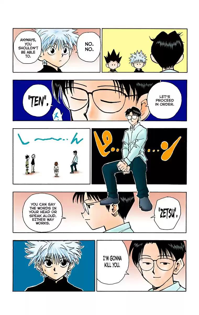 Hunter X Hunter Full Color Vol.6 Chapter 46: "nen"