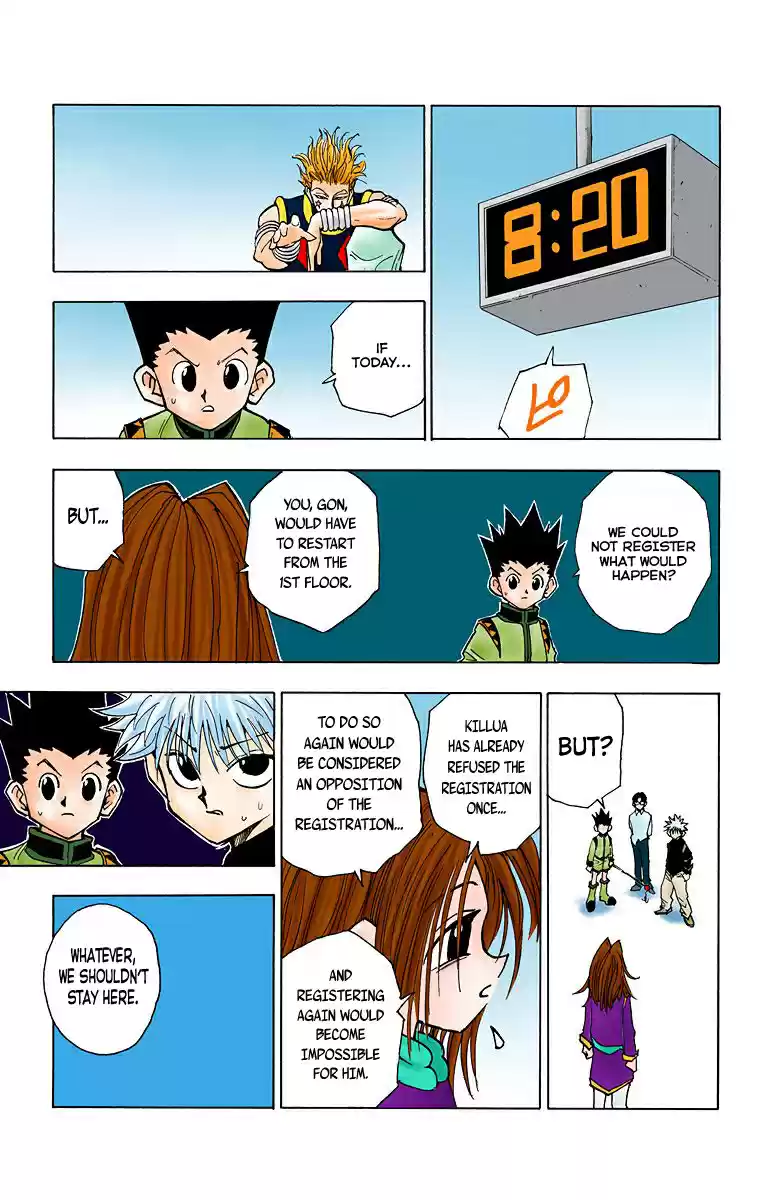 Hunter X Hunter Full Color Vol.6 Chapter 47: The Invisible Wall