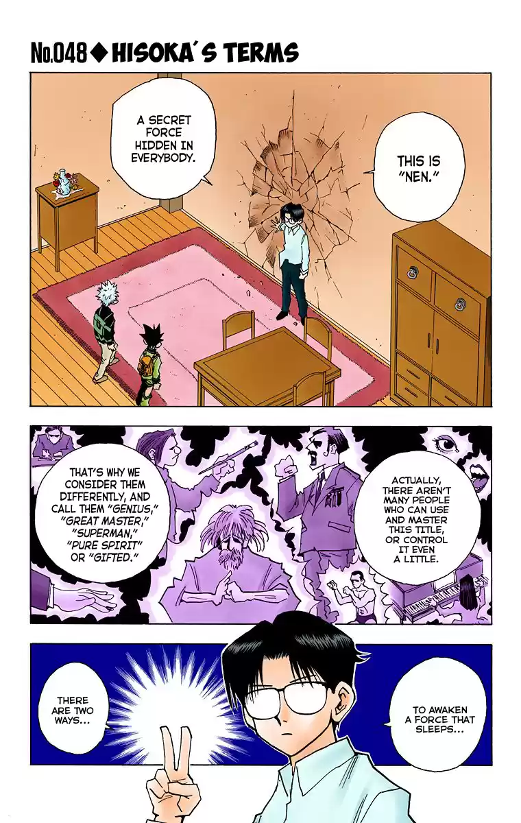 Hunter X Hunter Full Color Vol.6 Chapter 48: Hisoka's Terms