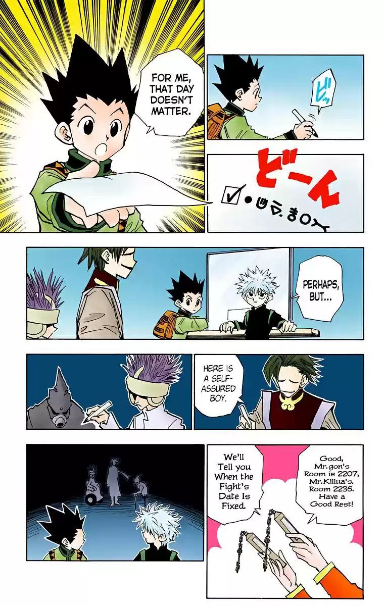 Hunter X Hunter Full Color Vol.6 Chapter 49: The Battle Begins!!