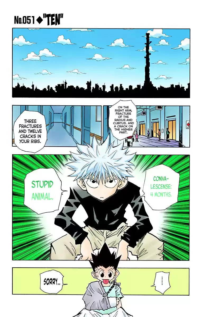 Hunter X Hunter Full Color Vol.6 Chapter 51: "ten"