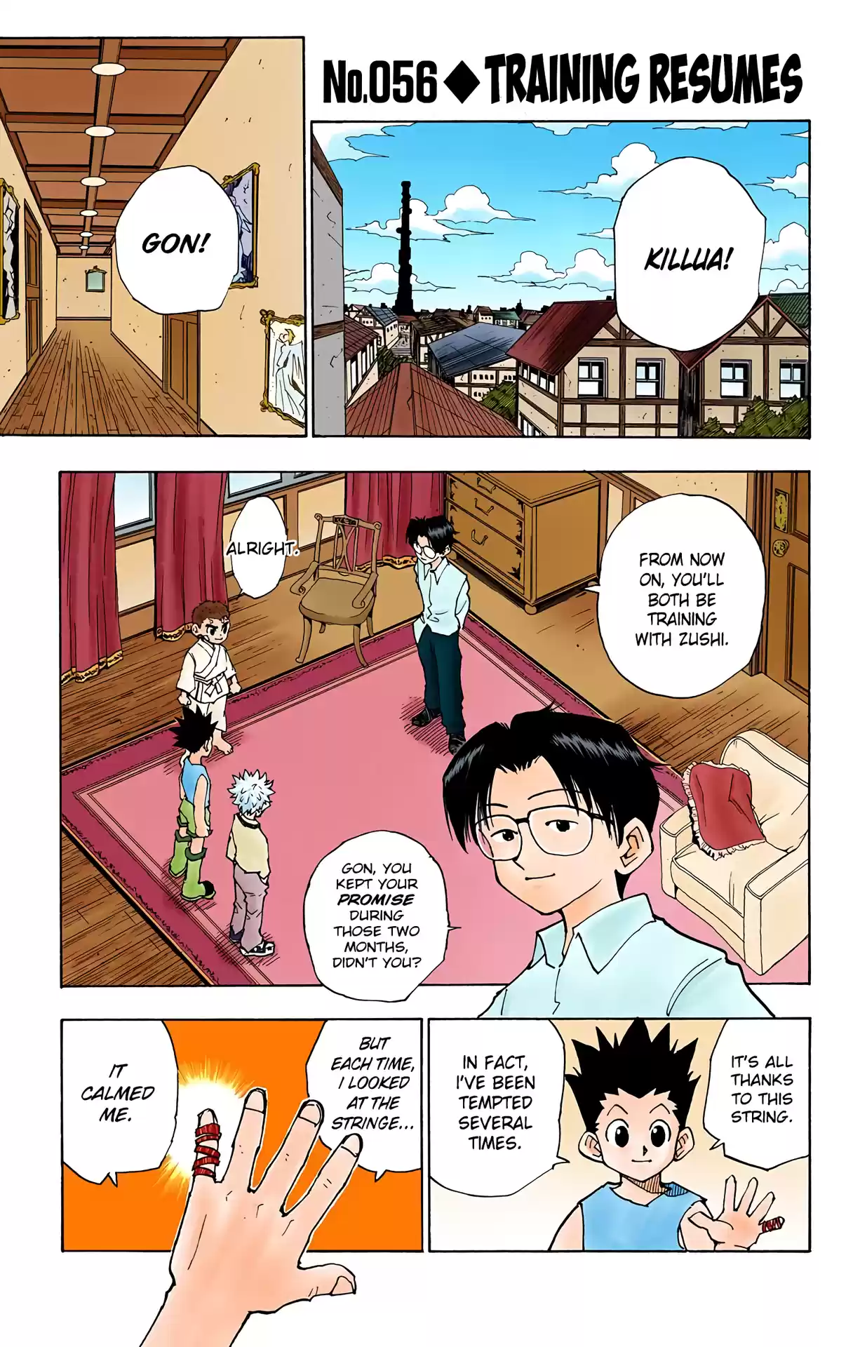 Hunter X Hunter Full Color Vol.7 Chapter 56: Training Resumes