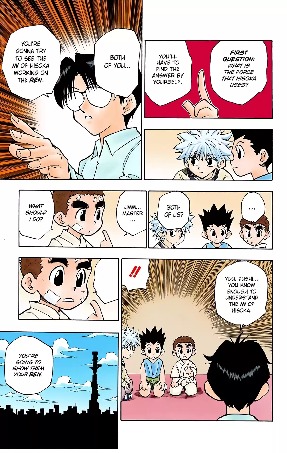 Hunter X Hunter Full Color Vol.7 Chapter 56: Training Resumes