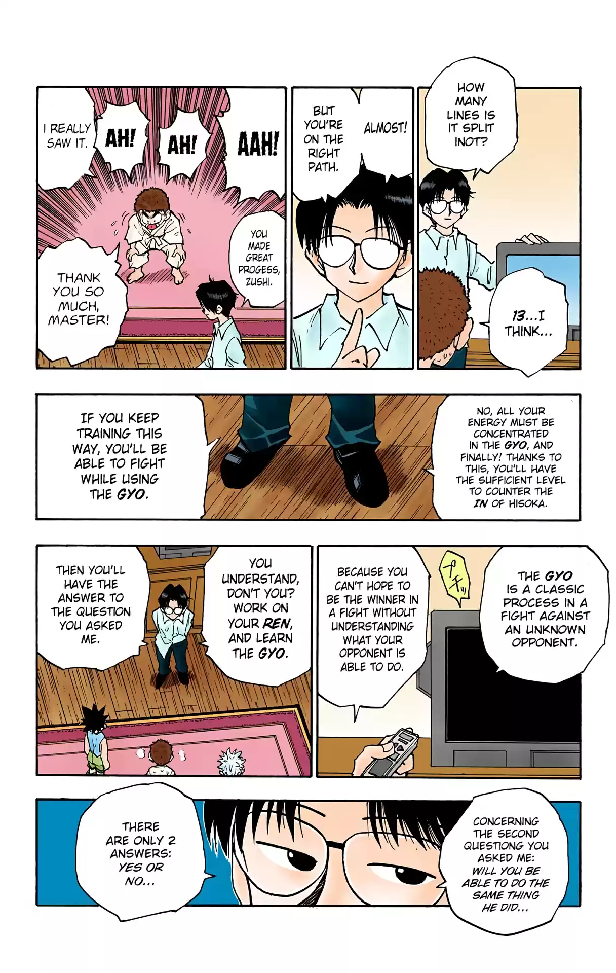 Hunter X Hunter Full Color Vol.7 Chapter 56: Training Resumes