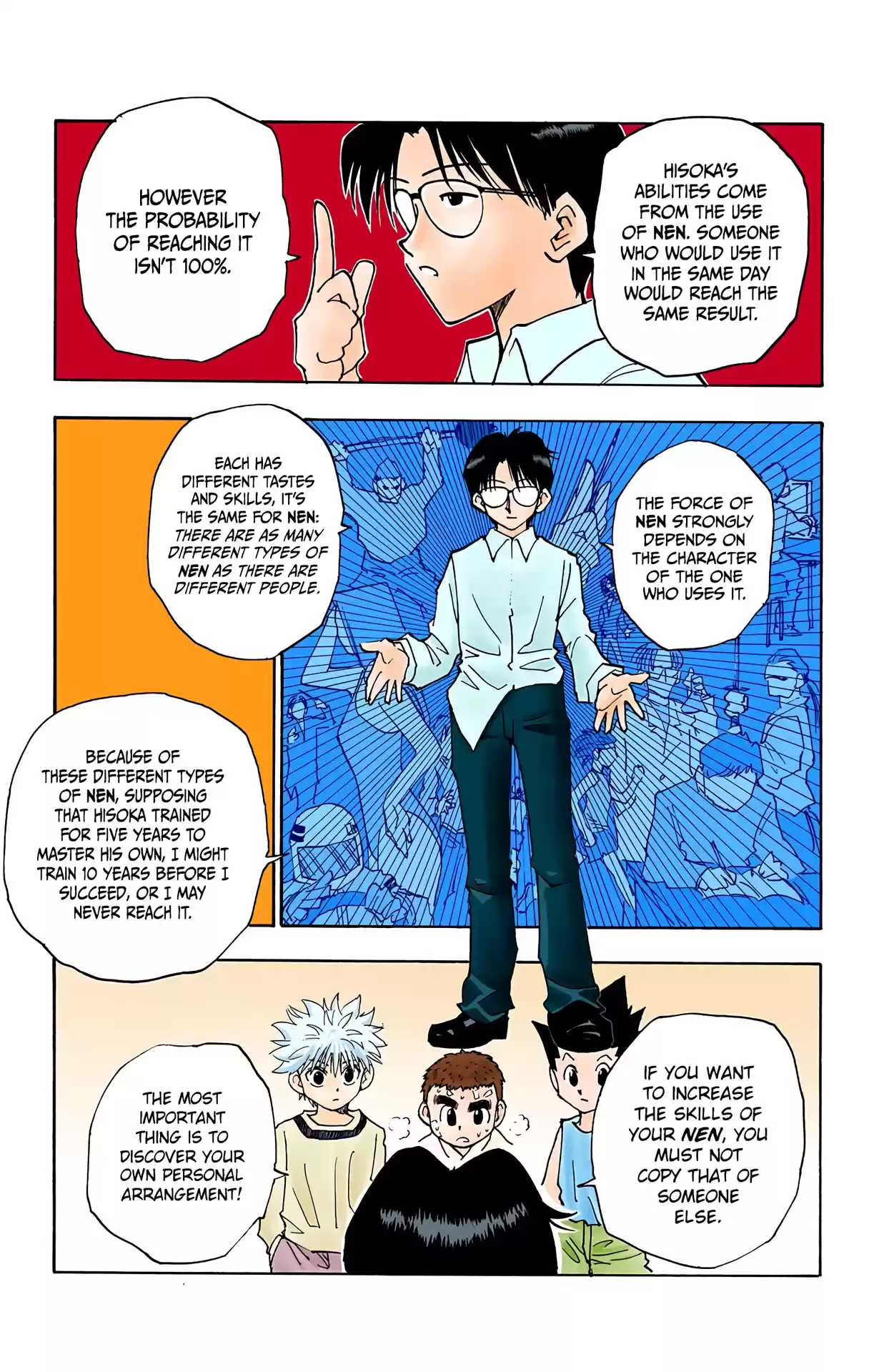 Hunter X Hunter Full Color Vol.7 Chapter 56: Training Resumes