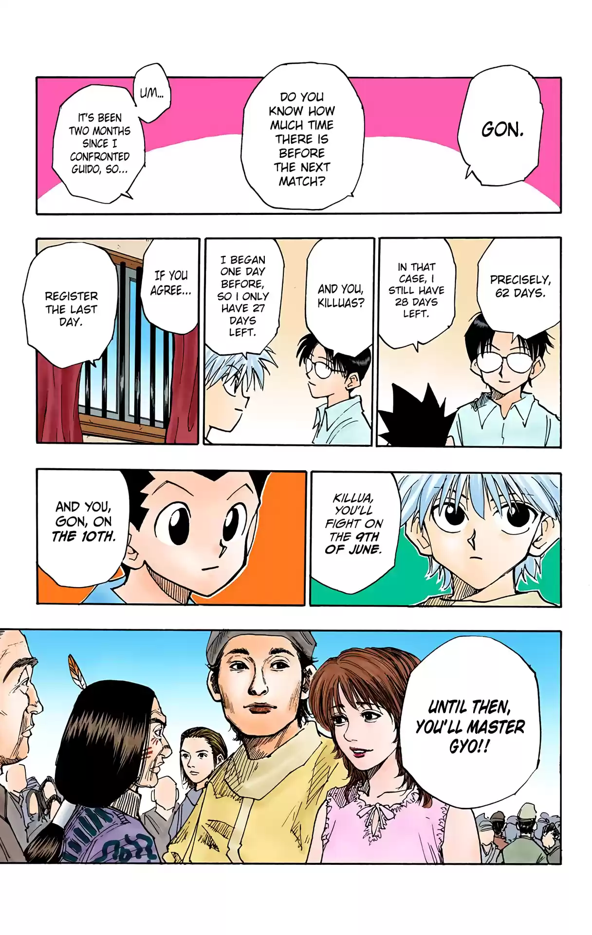 Hunter X Hunter Full Color Vol.7 Chapter 56: Training Resumes