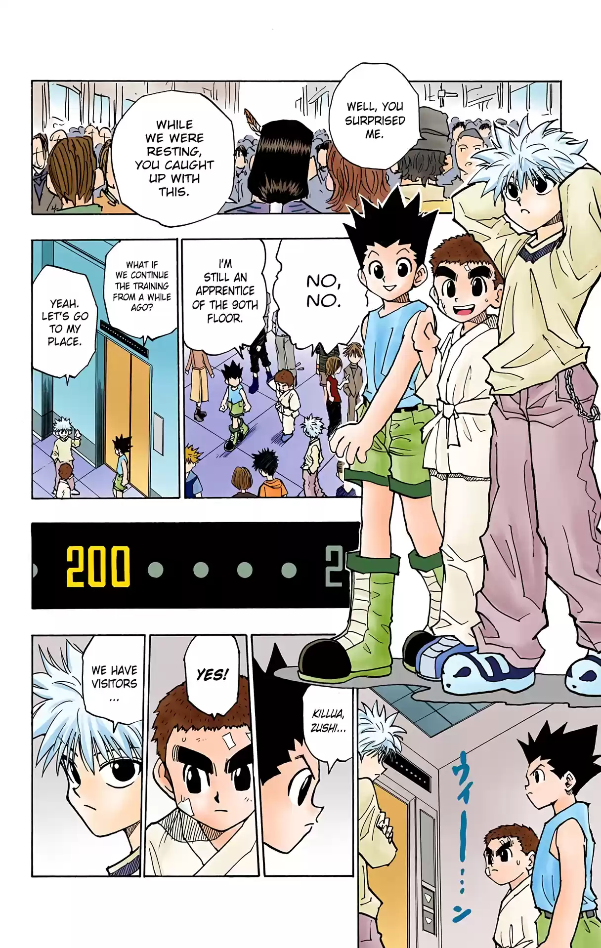 Hunter X Hunter Full Color Vol.7 Chapter 56: Training Resumes
